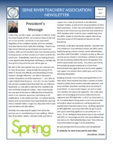 SRTA Newsletter March 2017