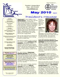 SRTA Newsletter May 2010