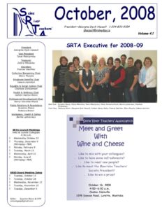 SRTA Newsletter October 2008